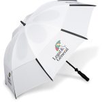 SOLID WHITE Royalty Golf Umbrella