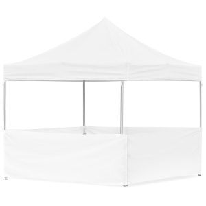 Coated Steel Sublimated Gazebo 3m x 3m - 4 Half-Wall Skins