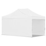Coated Steel Sublimated Gazebo 4.5 x 3m - 2 Long Full-Wall Skins