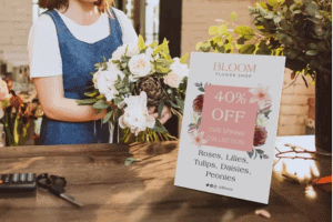 Pont-of-sale Strut cards