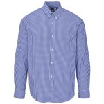 blue Mens Long Sleeve Ashford Shirt