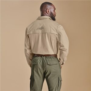 Mens Long Sleeve Mawenzi Twill Shirt