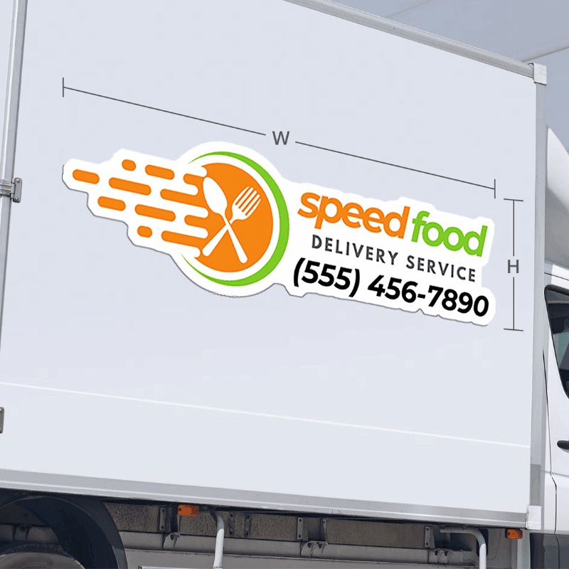 Car Magnet Custom-Shape Printing