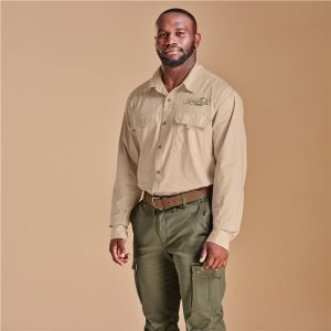 Mens Long Sleeve Mawenzi Twill Shirt