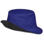 royal blue black Urban Reversible Bucket Hat