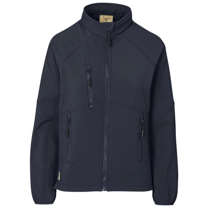 navy Ladies Midlands Softshell Jacket