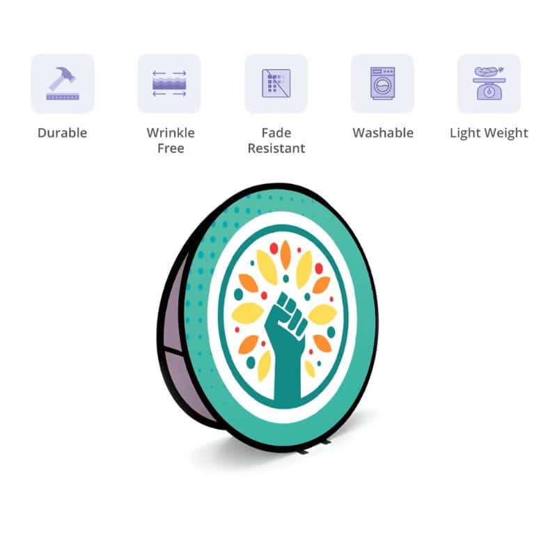 round Pop-Up Banners