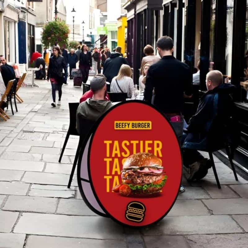round Pop-Up Banners