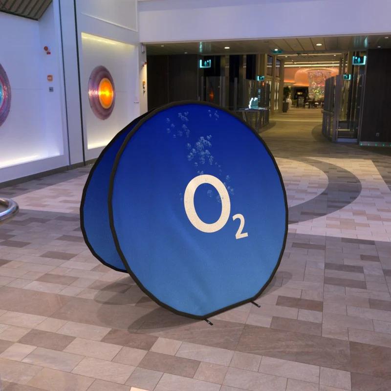 round Pop-Up Banners