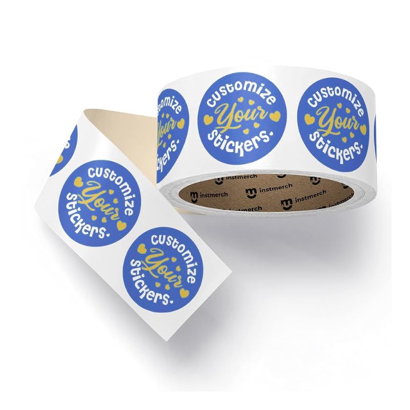 Round Roll Stickers