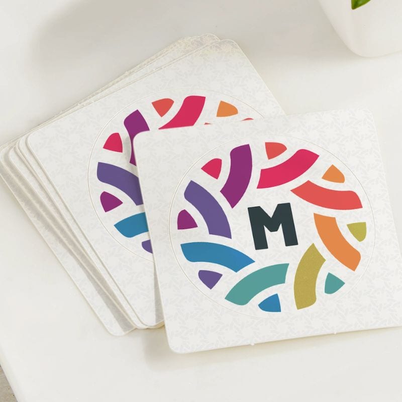 round Sticker Singles