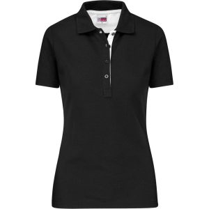 White Ladies Solo Golf Shirt - White