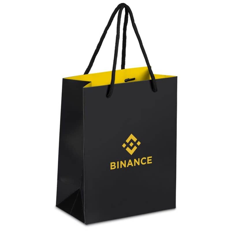 Yellow Altitude Finery Mini Paper Gift Bag