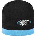 Light Blue Solo Acrylic Beanie - Light Blue
