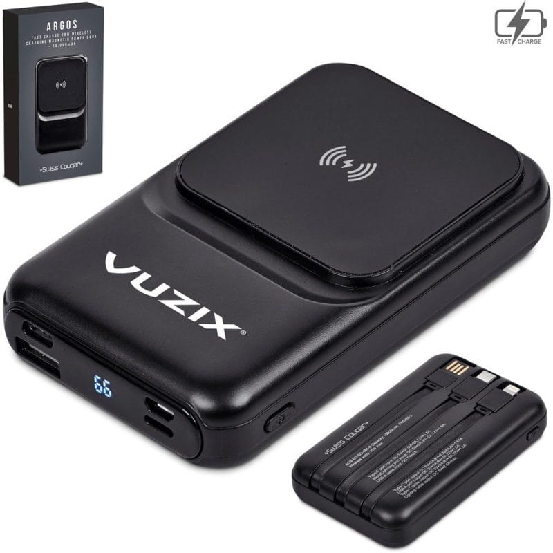 Swiss Cougar Argos Fast Charge 20W Wireless Charging Magnetic Power Bank -10