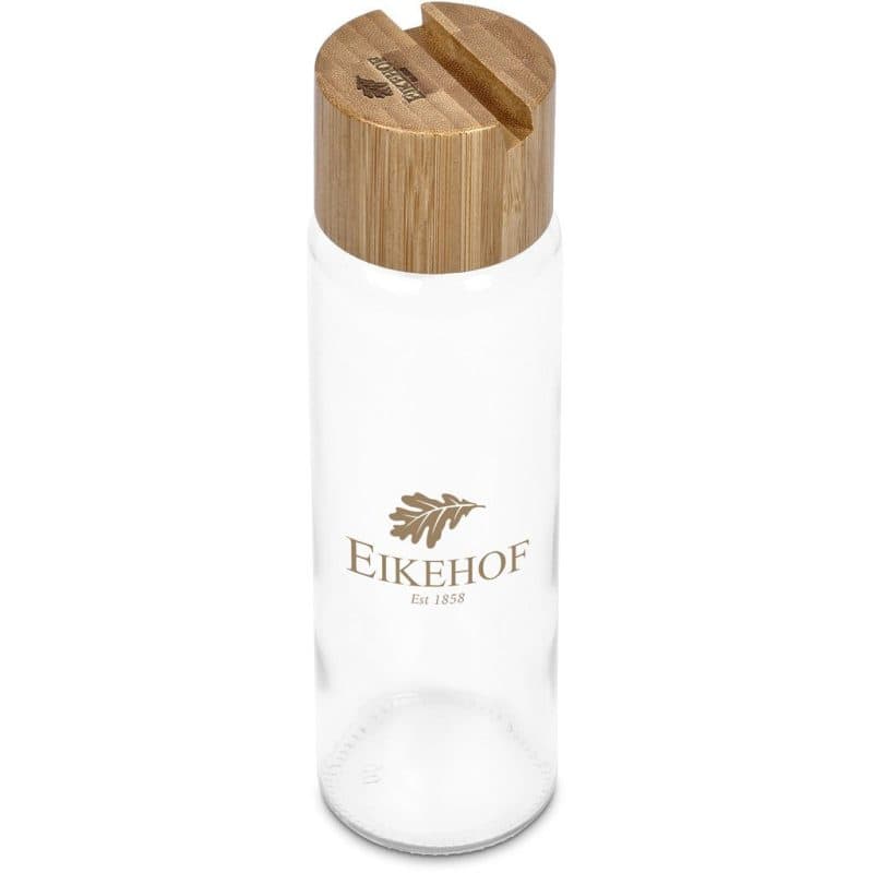 Okiyo Kenko Phone Stand Glass Water Bottle - 700ml