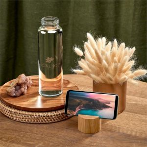 Okiyo Kenko Phone Stand Glass Water Bottle - 700ml