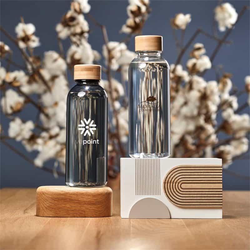 Okiyo Koi Recycled PET Water Bottle – 650ml lifestyleImagesWithLogos