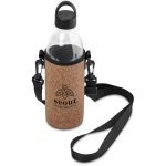 Kooshty Kork Hands-Free Glass Water Bottle – 850ml additionalImagesWithLogos