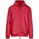 Red Unisex Alti-Mac Fleece Lined  Jacket - Red