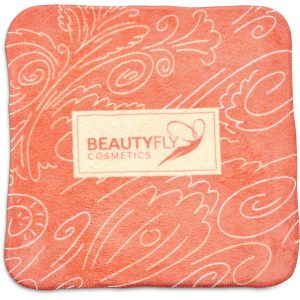 Pre-Printed Sample Hoppla Glamour Makeup Remover Cloth - Double-Sided Branding additionalImagesWithLogos
