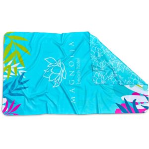 Pre-Printed Sample Hoppla Hula Beach Towel - Double-Sided Branding additionalImagesWithLogos