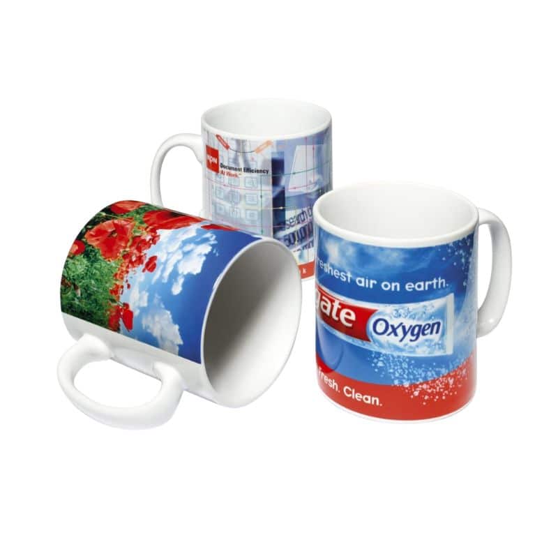 10 x Branded Ceramic Mugs