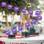 Circular Round Bunting Flags