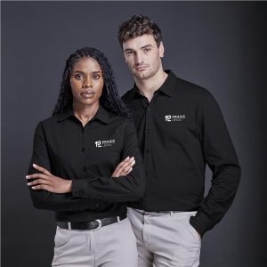 Ladies Long Sleeve Alex Varga Cronus Knitted Shirt