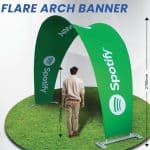 Flare Arch Display Banner