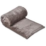 TAUPE Serendipio Glacial Sherpa Fleece Blanket