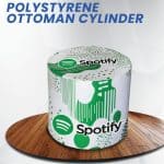 POLYSTYRENE OTTOMAN CYLINDER