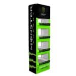 4 Shelf FSU, D_Sided Product Display Stand