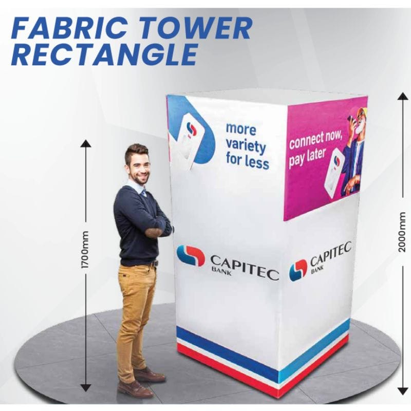 Fabric Tower Rectangular 1m x 2m