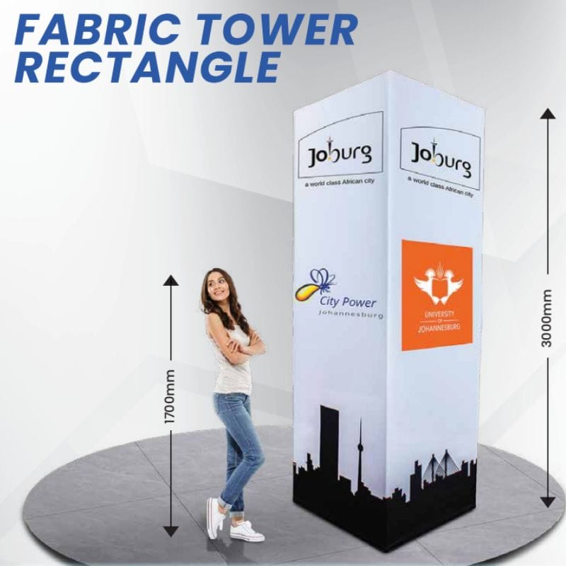 Fabric Tower Rectangular 1m x 3m