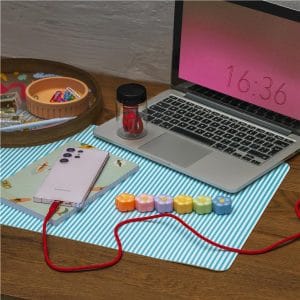 GP-AL-146-B_LIFESTYLE Altitude Capsit Fast Charge USB-A to Type-C Charging  Cable in Jar