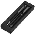 GP-AL-153-B-01-NO-LOGO Omega Ball Pen & Rollerball Set