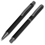 GP-AL-153-B-04-NO-LOGO Omega Ball Pen & Rollerball Set