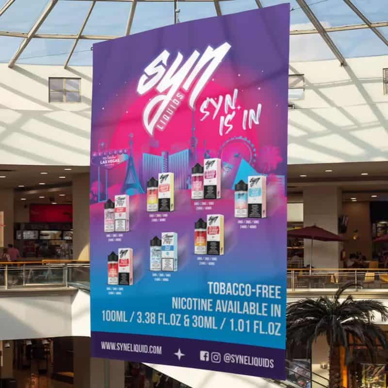 Hanging Banner display