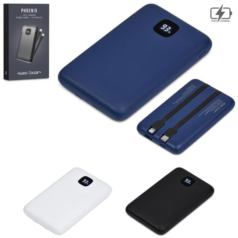 MT-SC-539-B-NO-LOGO Swiss Cougar Phoenix Fast Charge 22.5W Power Bank - 10