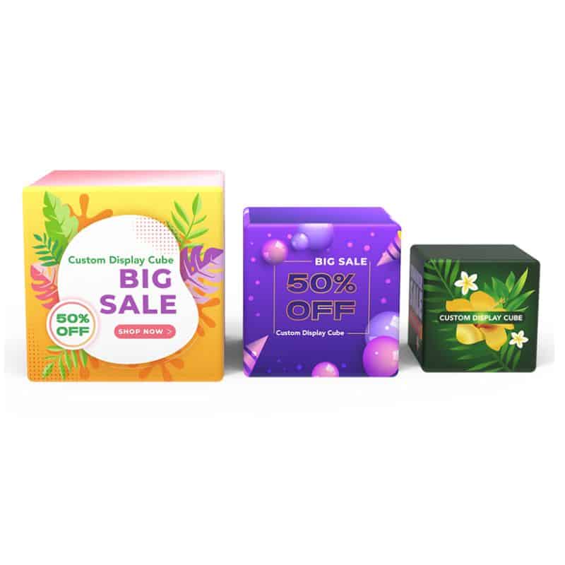 Point of sale Stacking Cubes