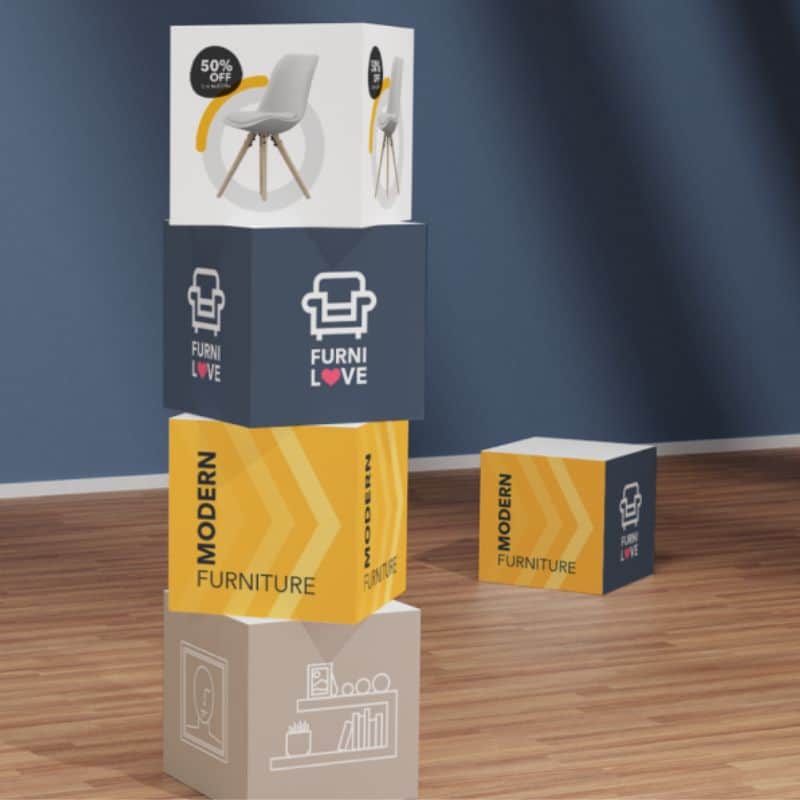 Printed Stacking Cubes