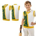 Custom Dye Sublimated Cricket Pullover for kids
