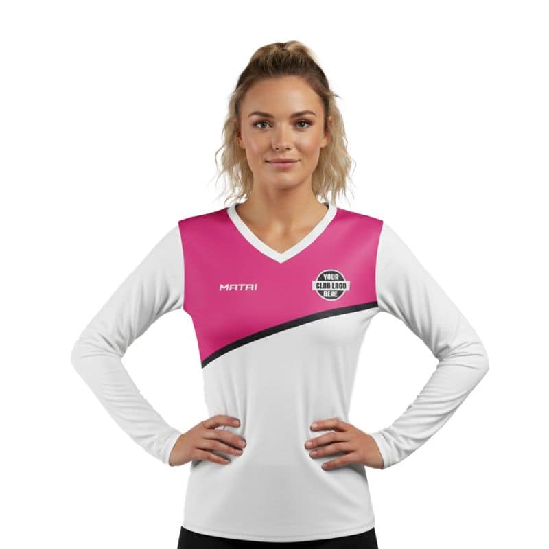 Custom Dye Sublimated Long Sleeve Soccer Shirt