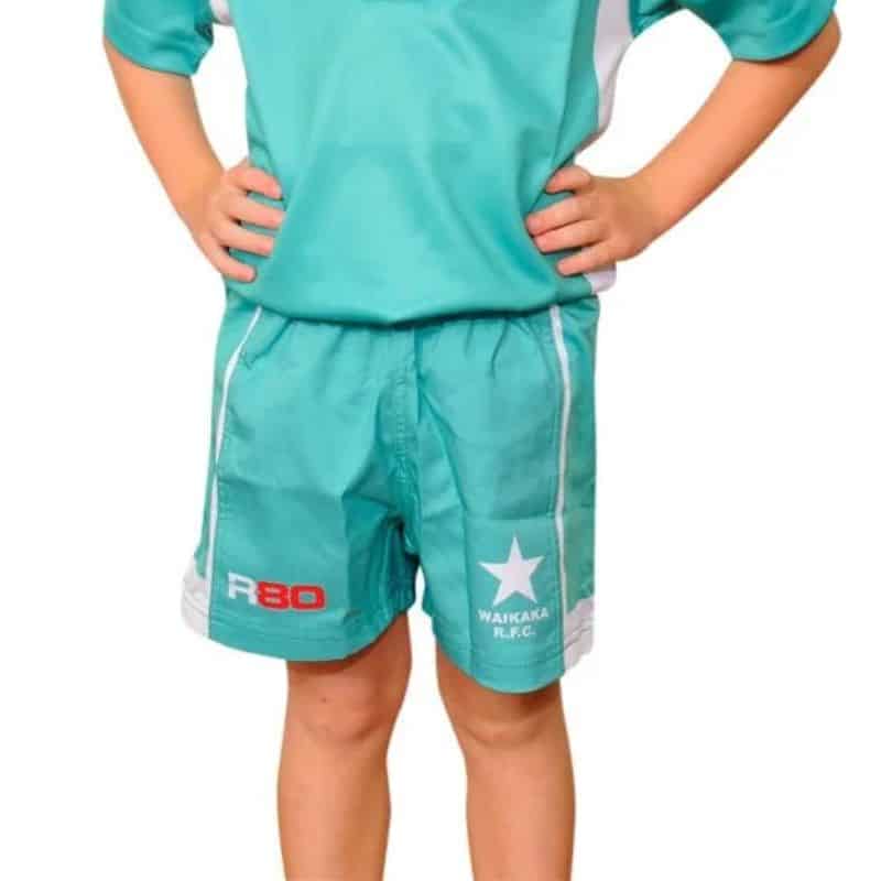 Custom Dye Sublimated Rugby Shorts for kids