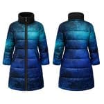 Custom Dye-Sublimation Long Coat Puffer Jacket
