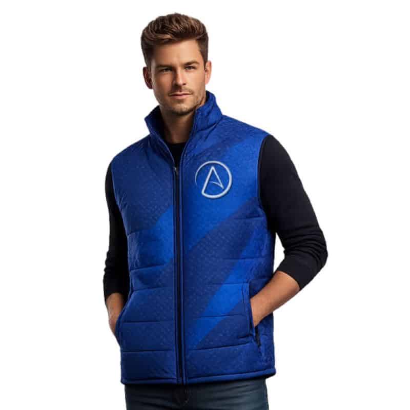 Custom Dye Sublimation Puffer Bodywarmer