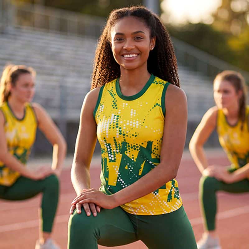 Custom Ladies Dye Sublimated Athletics Vest