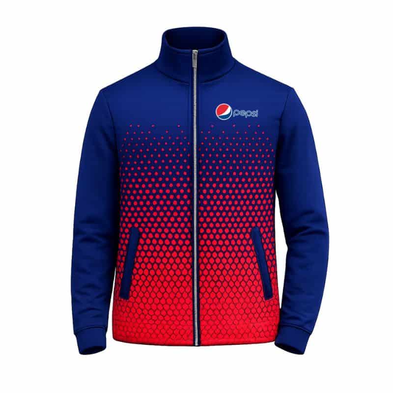 Tracksuit with elasticated hems and cuffs
