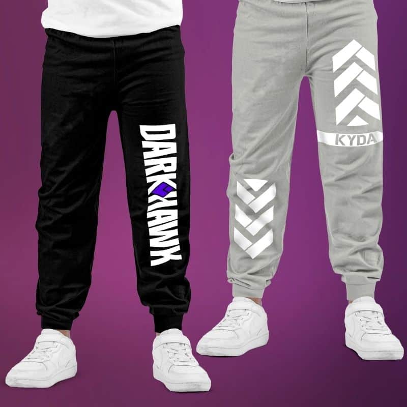 custom printed TRACKSUIT PANTS for KIDS